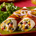 Fiesta Chicken & Black Bean Enchiladas